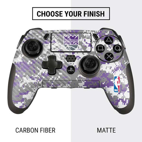 NBA Sacramento Kings Purple Digi Camo PlayStation Scuf Vantage 2 Controller Skin